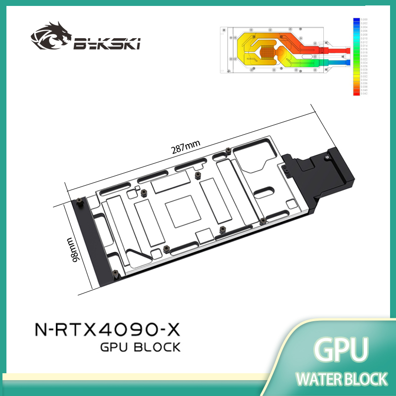 Bloc d'eau pour GPU Bykski N-R - Rtx 4090 Water Block Full Cover avis et prix